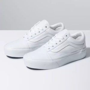 Old Skool Platform Vans (Brand New)- size 6